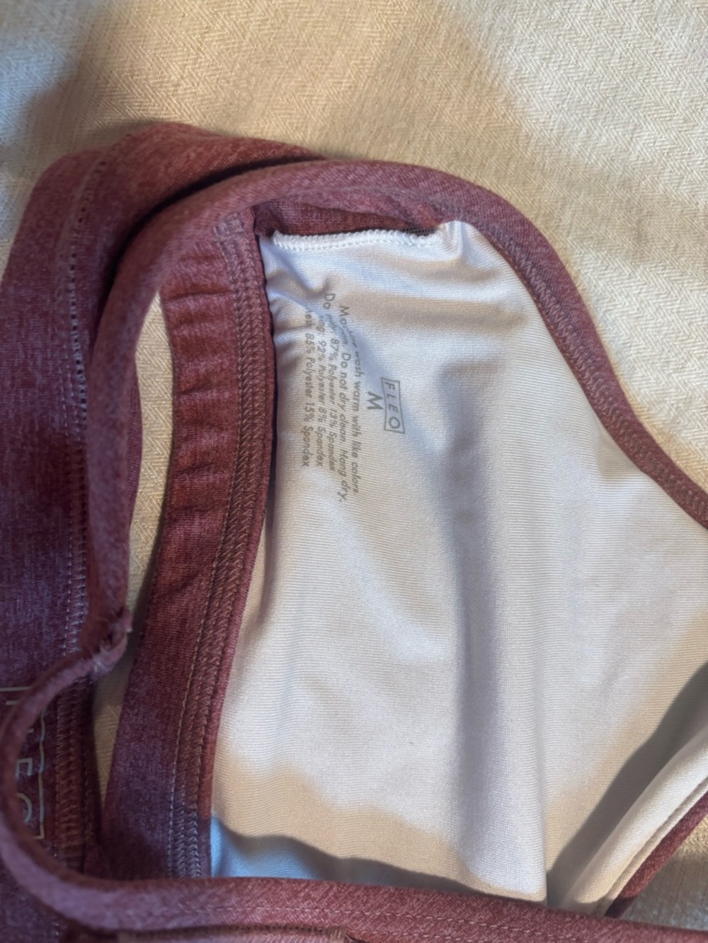 Fleo Cran Crush Reinette Medium Sports Bra - Picture 3 of 4